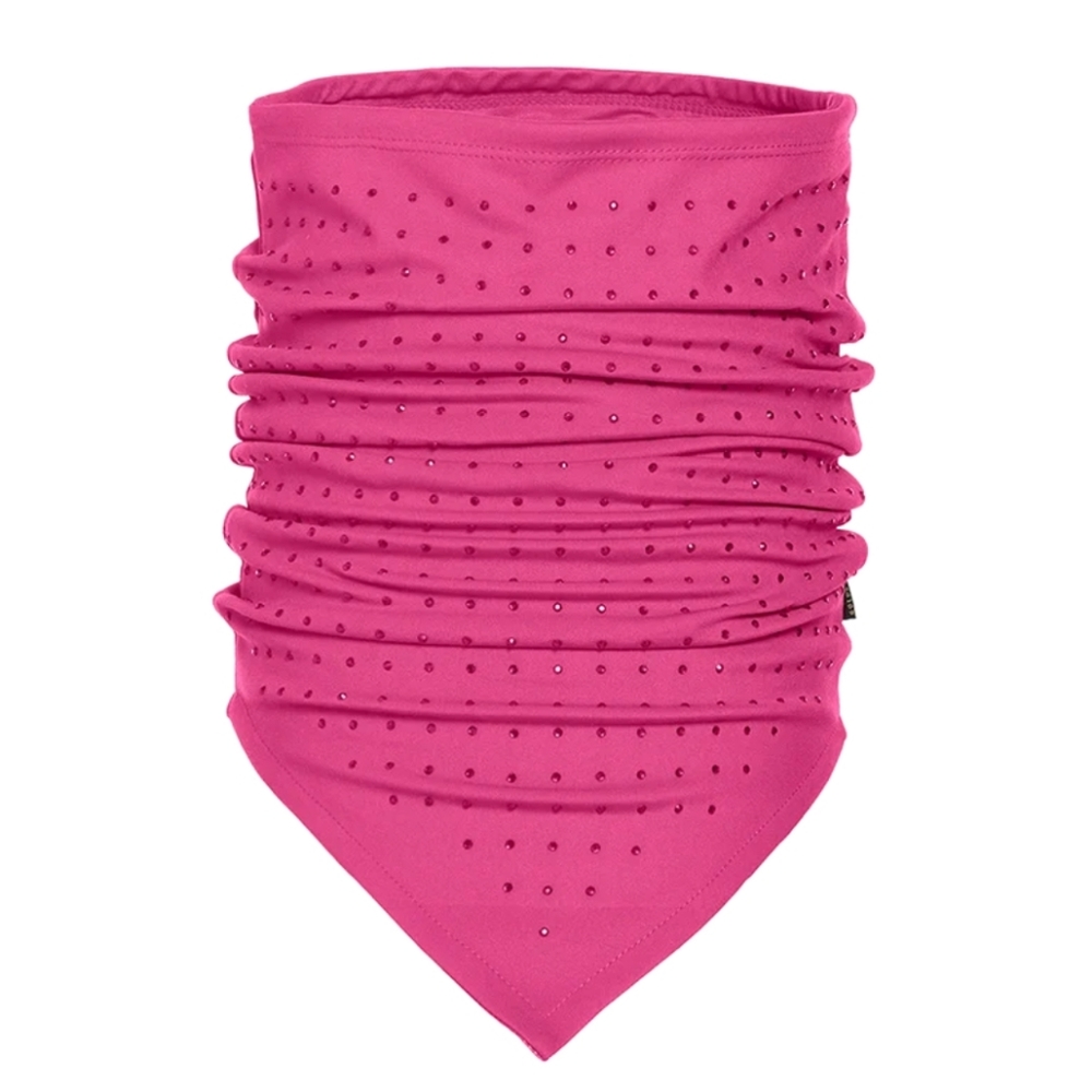 Goldbergh Gemmy Neckwarmer Gaiter Pink Rhinestone sparkle